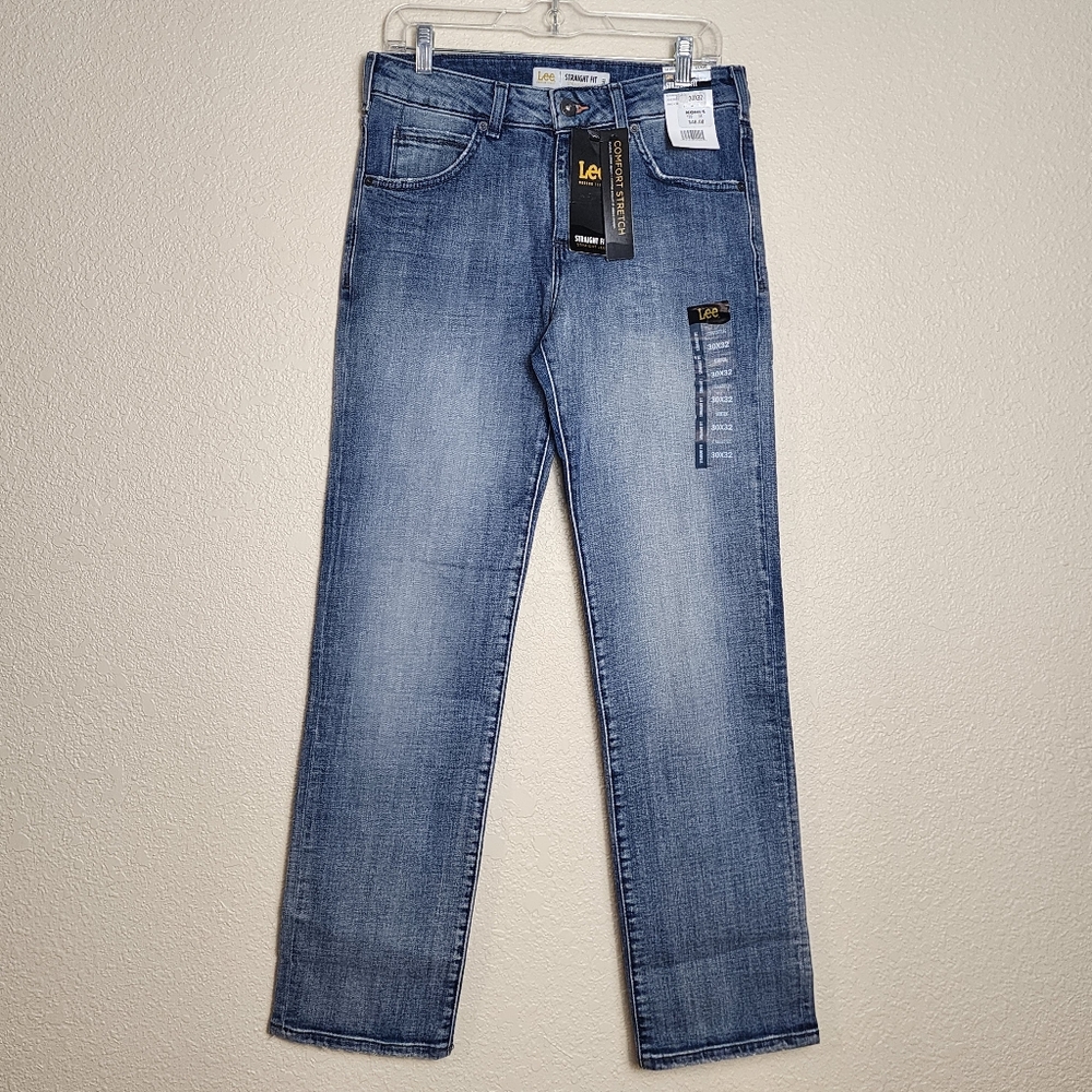 Lee Modern Series Straight Fit Straight Leg Men's Jeans 30x32 NEW